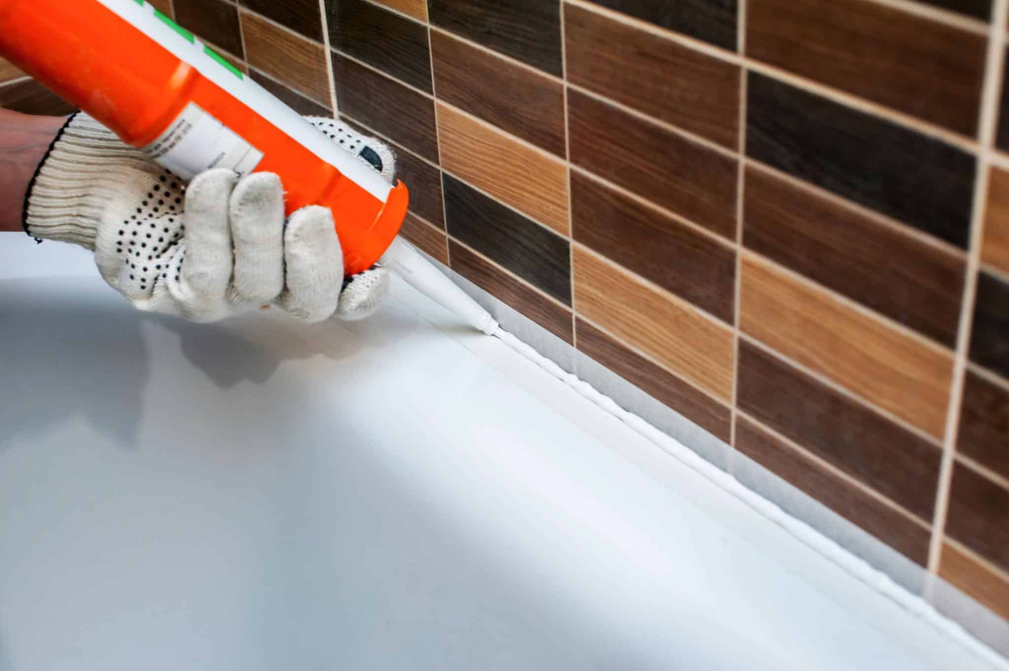 Bathroom caulking and grout sealing Sarasota tub shower tile sealing repair handyman