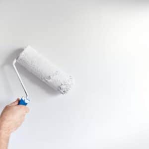 Fresh interior wall painting and touch-up work in modern Sarasota home